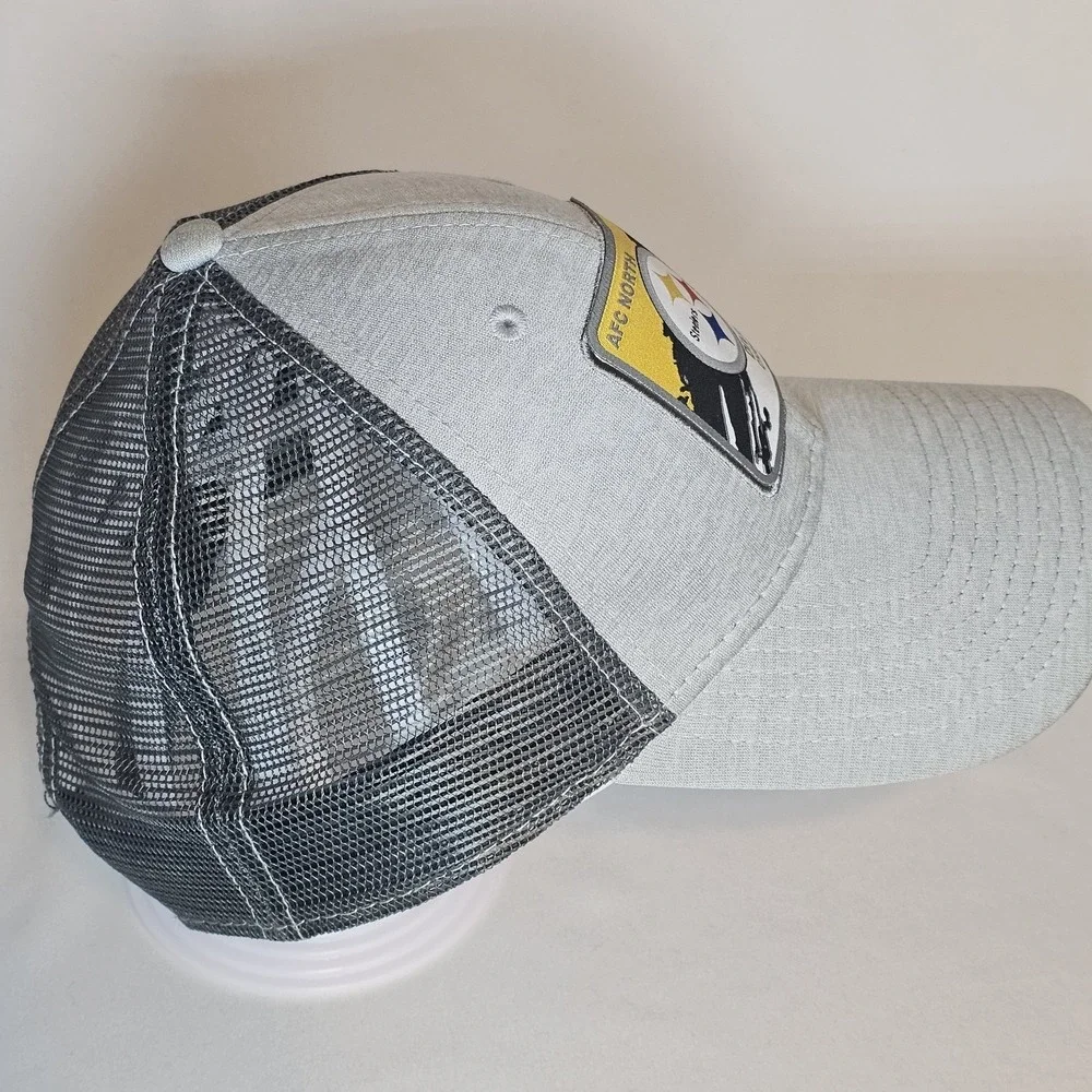 Pittsburgh Steelers New‎ Era 2020 AFC North Division Champions  Trucker hat gray